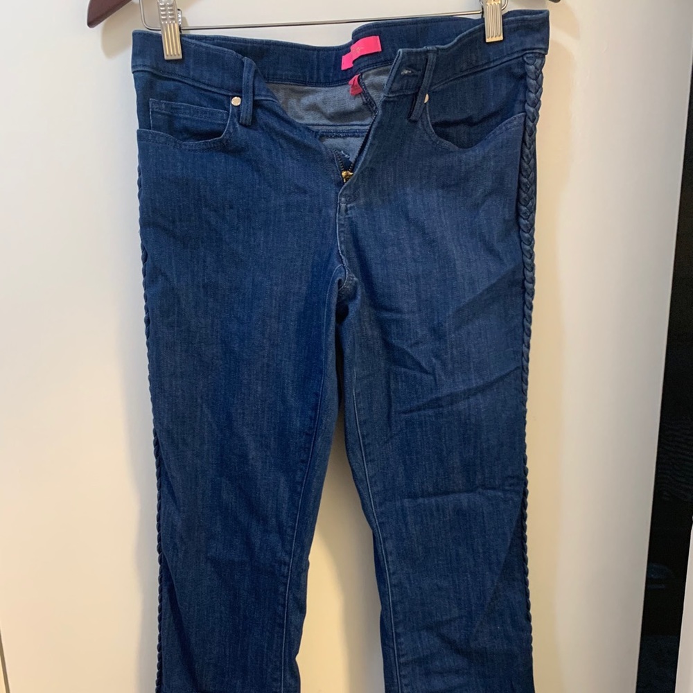 Lilly Pulitzer South Ocean Crop Jean